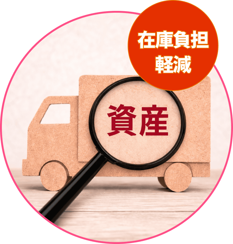 在庫負担軽減